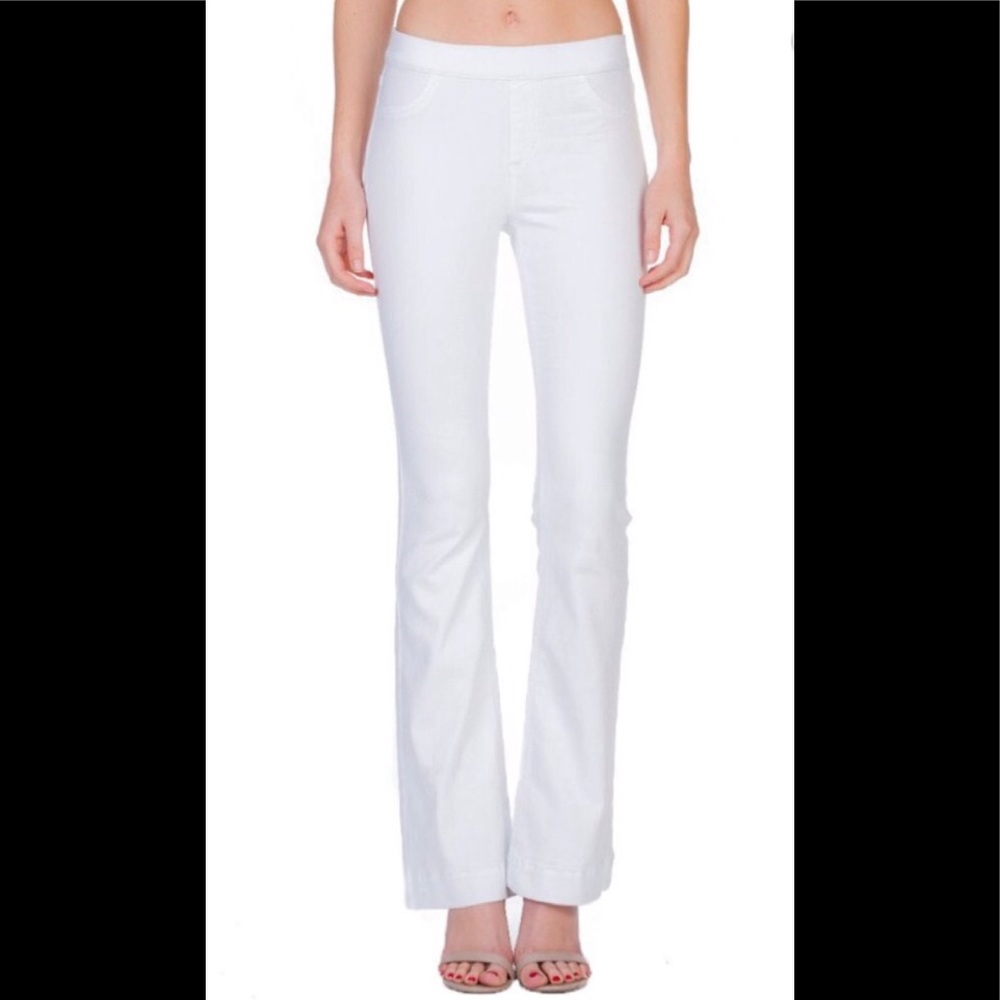 NWT White Flare Leggings